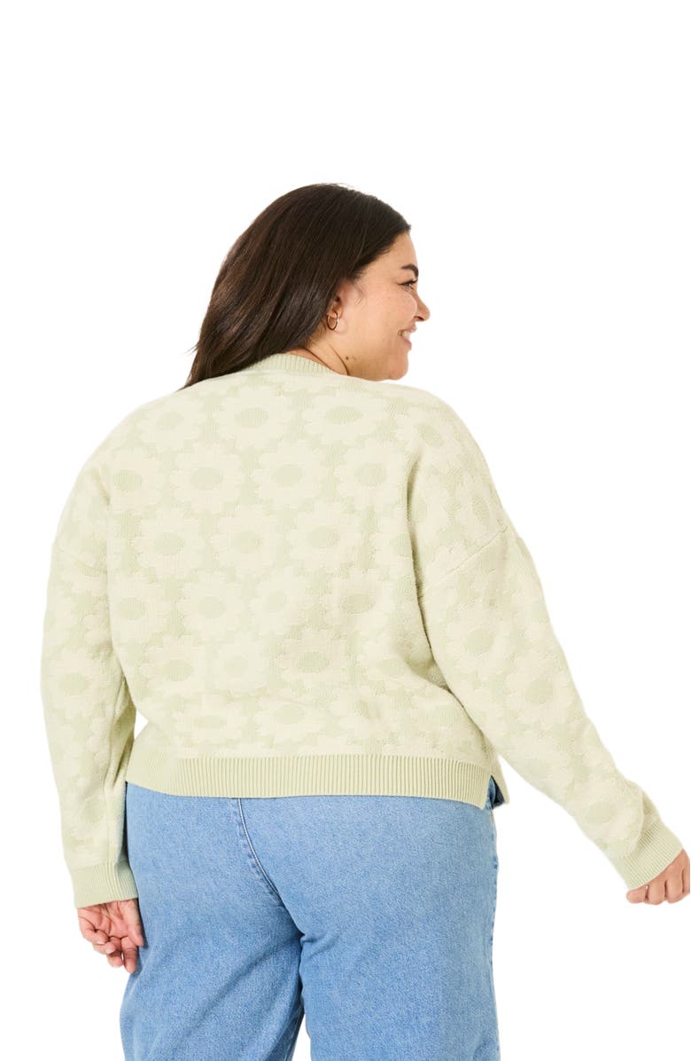 FatFace Plus Size Floral Sweater, Alternate, color, 