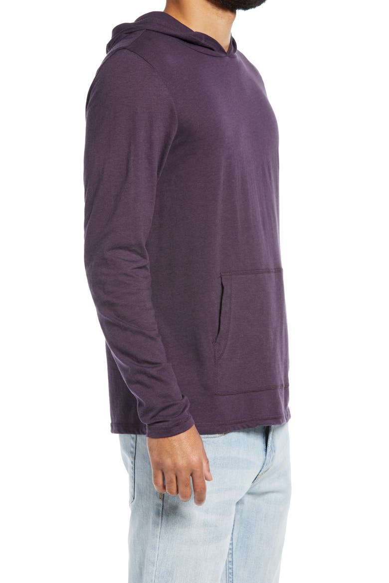 Pullover Hoodie, Alternate, color, BLACK BERRY