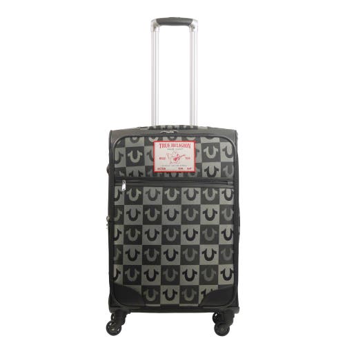 TRUE RELIGION TRUE RELIGION SOFT SIDED 27" EXPANDABLE, CHECKERED SPINNER LUGGAGE
