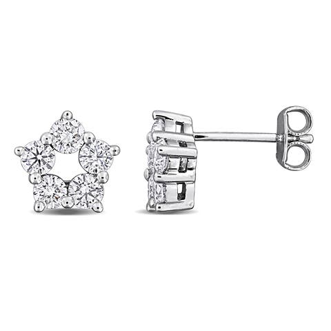 Lab-Grown Diamond Star Stud Earrings