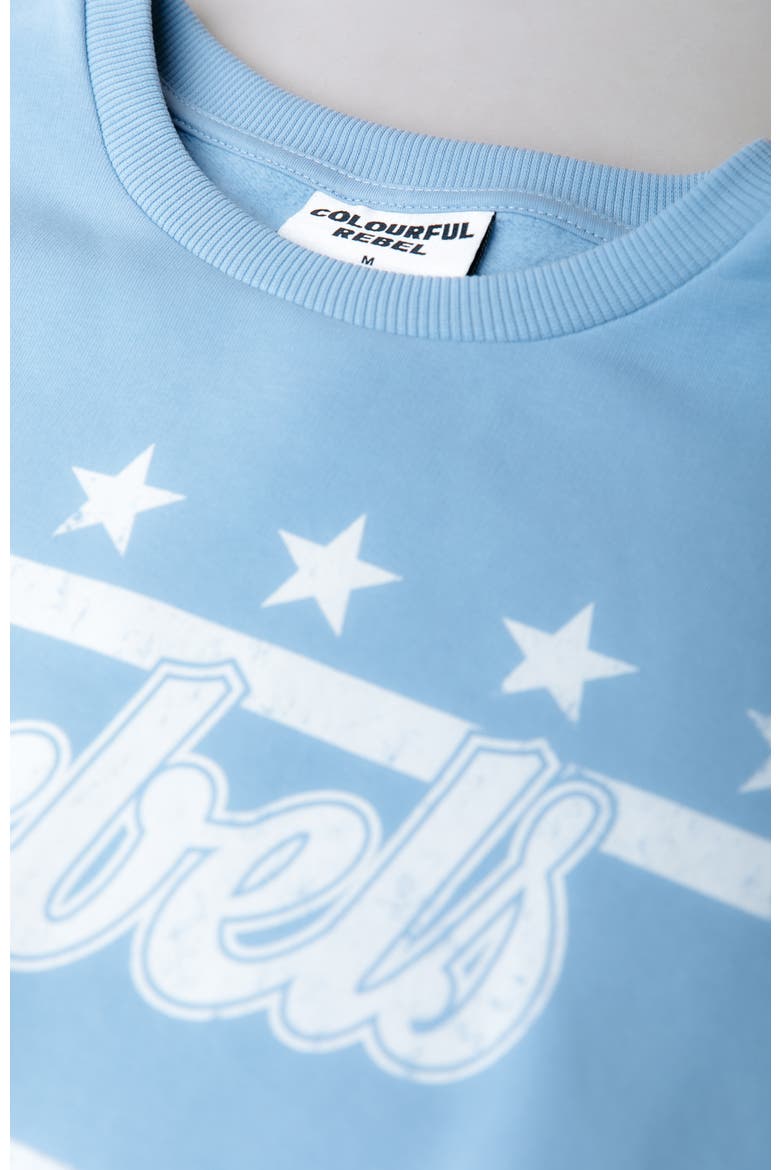 Rebels Stars Dropped Shoulder Sweat, Alternate, color, Halogen Blue