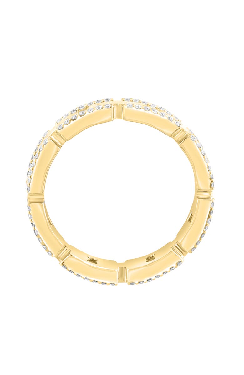 EFFY Sterling Silver Diamond Band Ring, Alternate, color, Gold