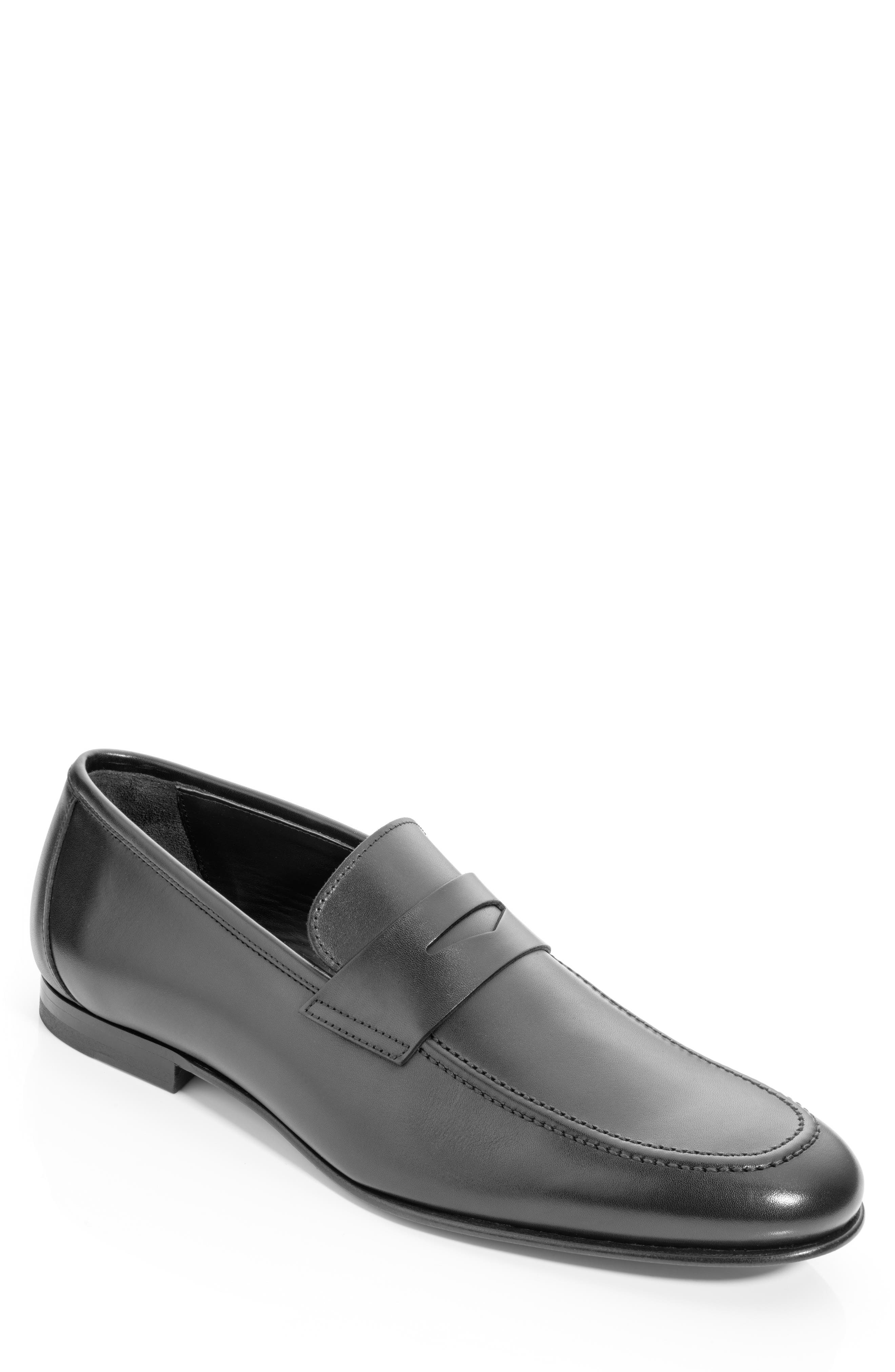 TO BOOT NEW YORK Aldrin Penny Loafer, Main, color, Black