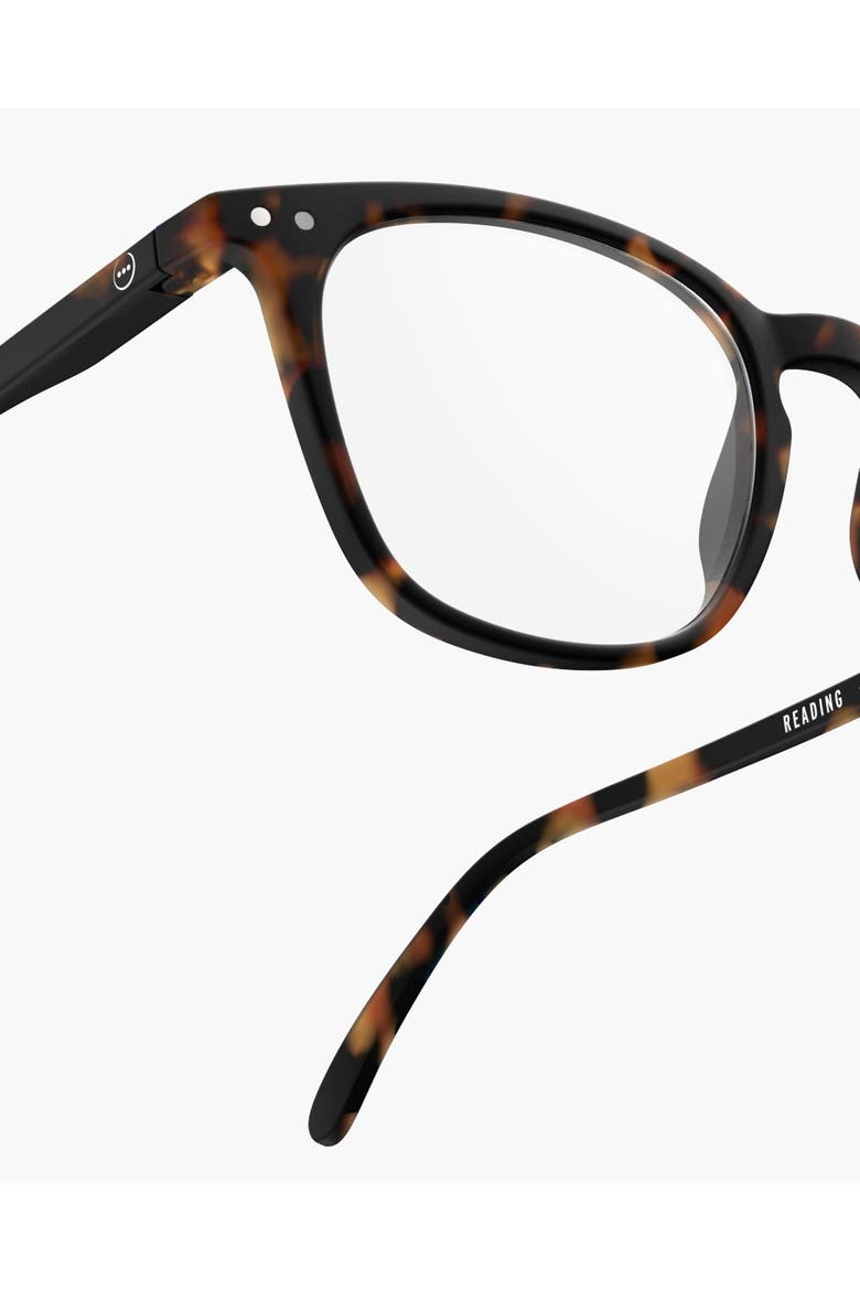 #E 49mm Trapeze Reading Glasses, Alternate, color, Tortoise
