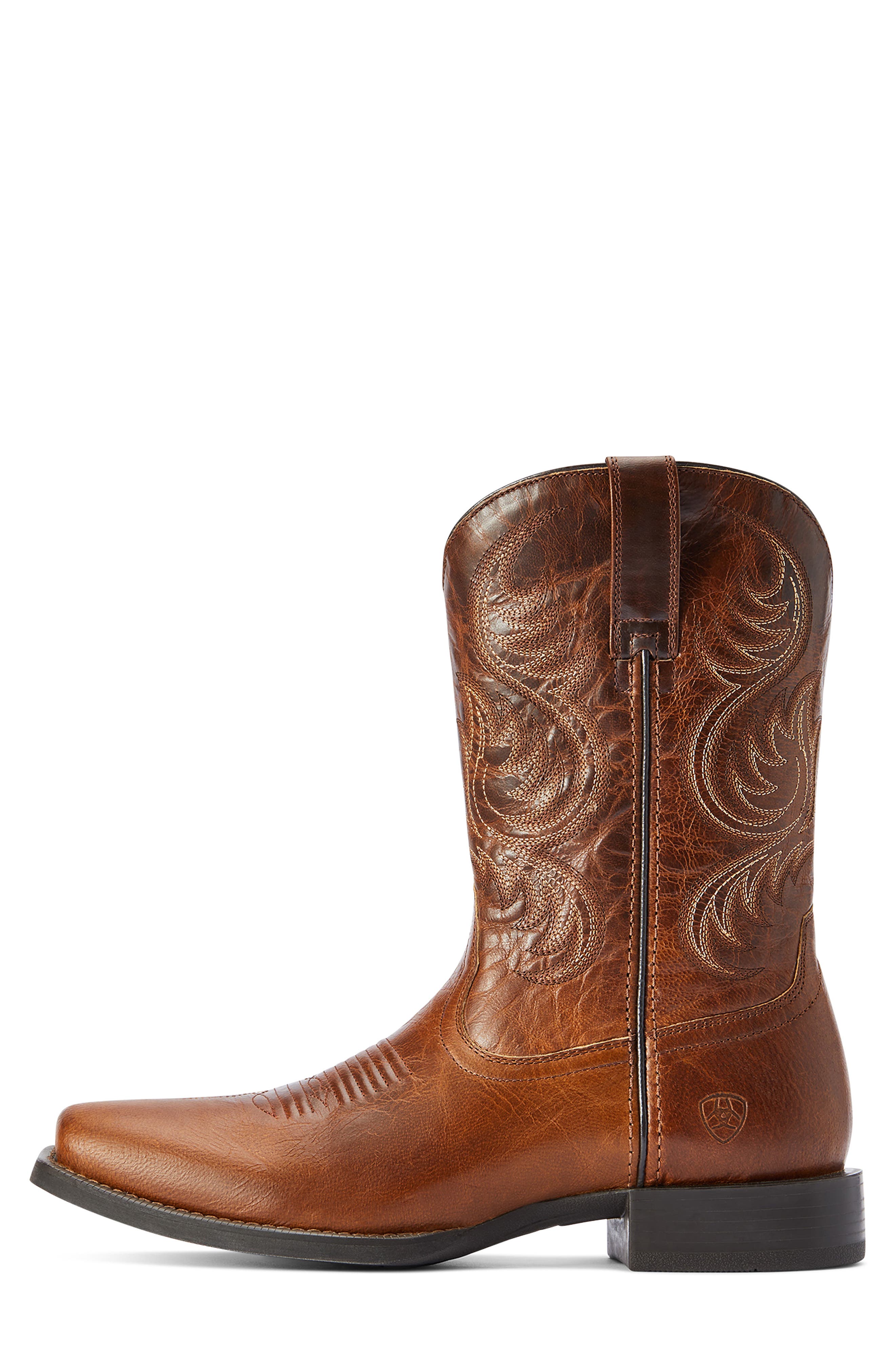 Ariat Sport Boss Man Western Boot, Alternate, color, Rich Cognac