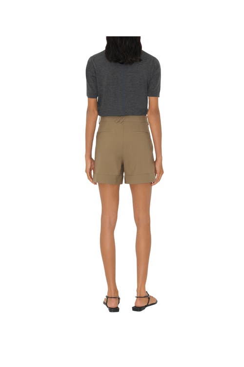 Burberry Wool Tailored Shorts In Puddle