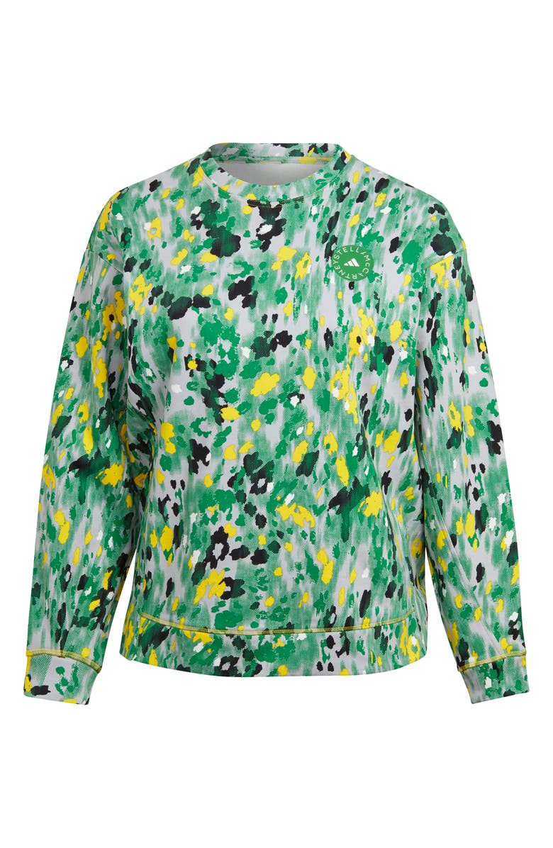 adidas by Stella McCartney Floral Sweatshirt, Main, color, 