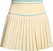 Zella Mixed Media Pleated Sport Skirt