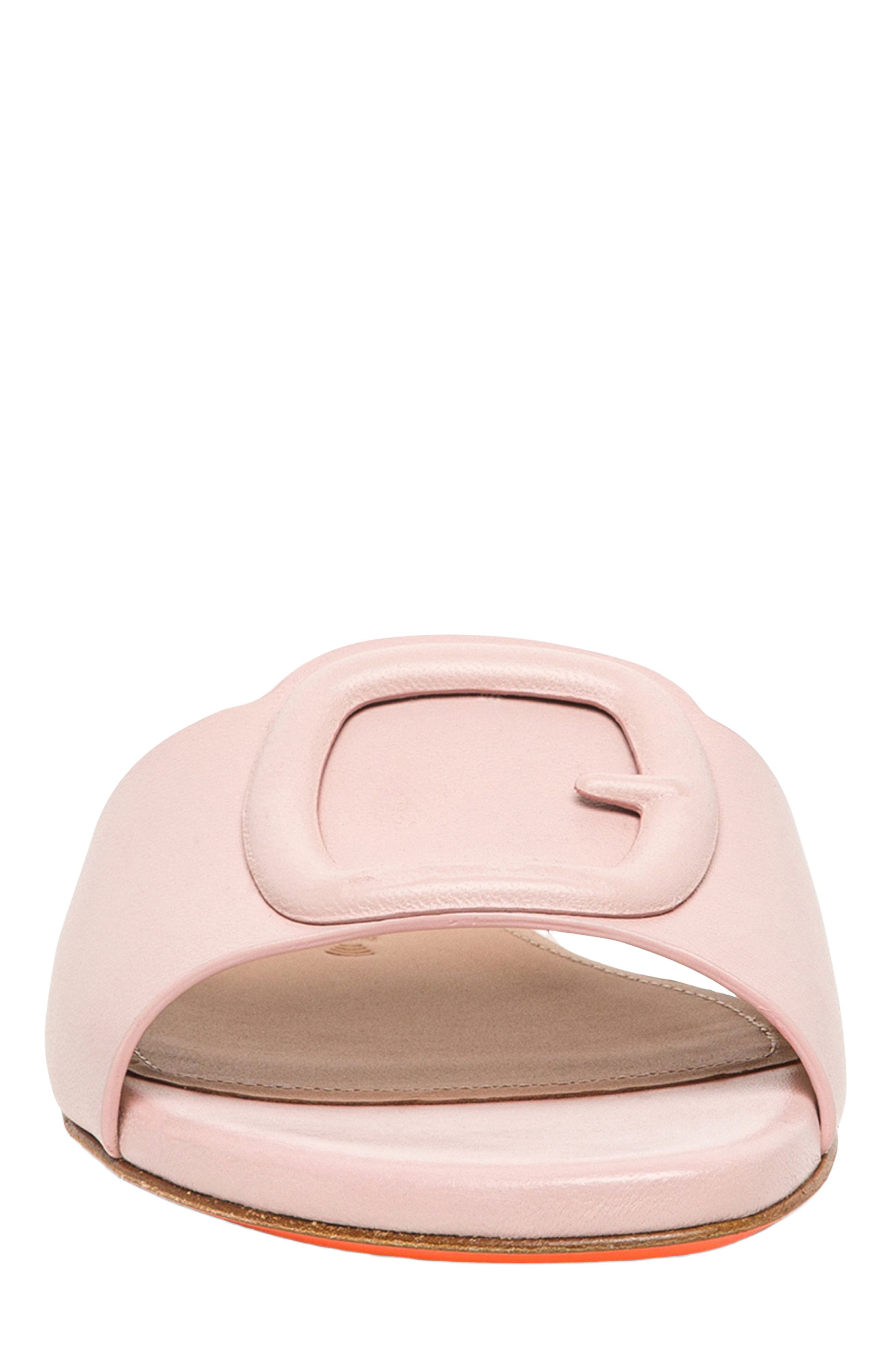 Santoni Women's slide sandal, Alternate, color, Pink