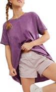 Free People FP Movement Leg Day Raw Edge T-Shirt