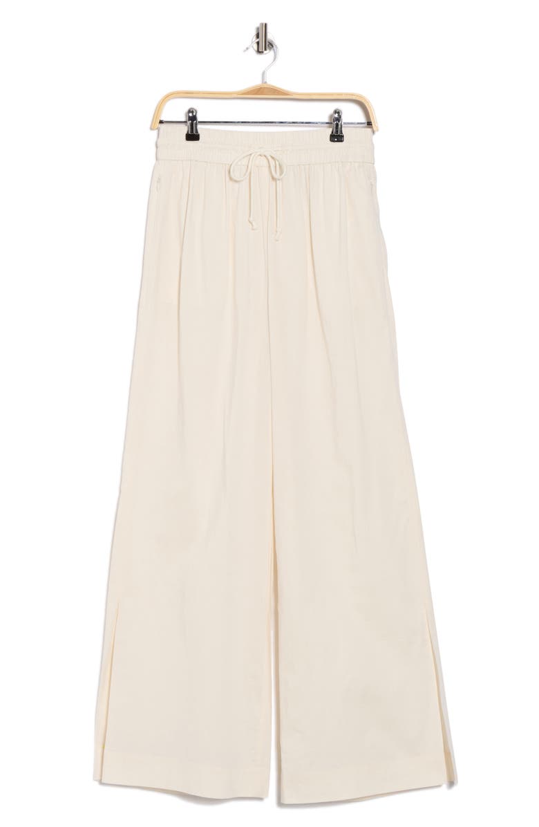 FRAME Wide Leg Lounge Pants, Alternate, color, Cream