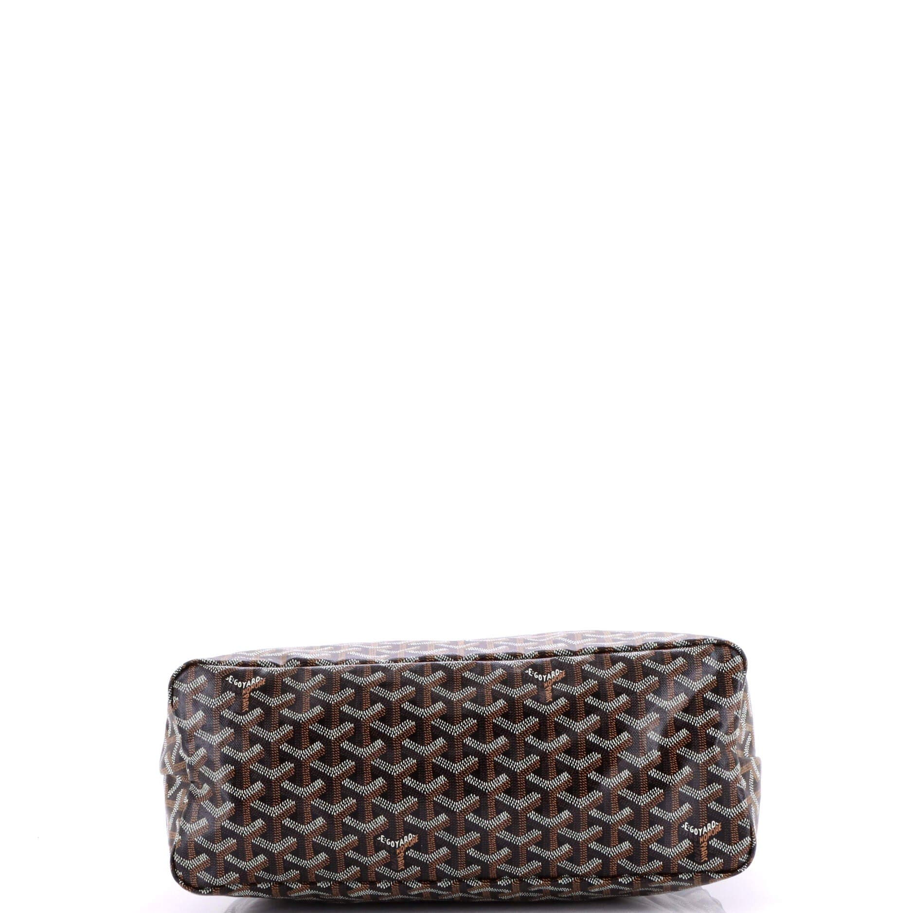 Pre-Owned Goyard Boheme Hobo Coated Canvas, Alternate, color, Black