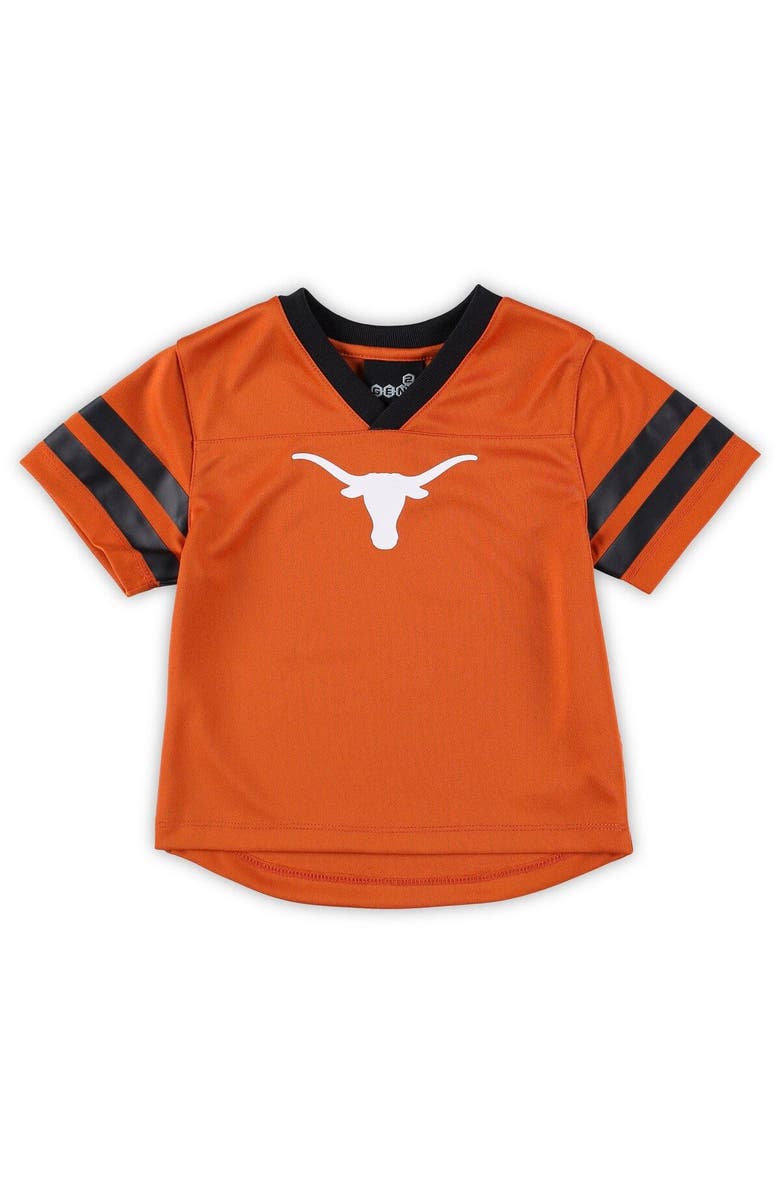 Outerstuff Toddler Texas Orange/Black Texas Longhorns Red Zone Jersey & Pants Set, Alternate, color, 