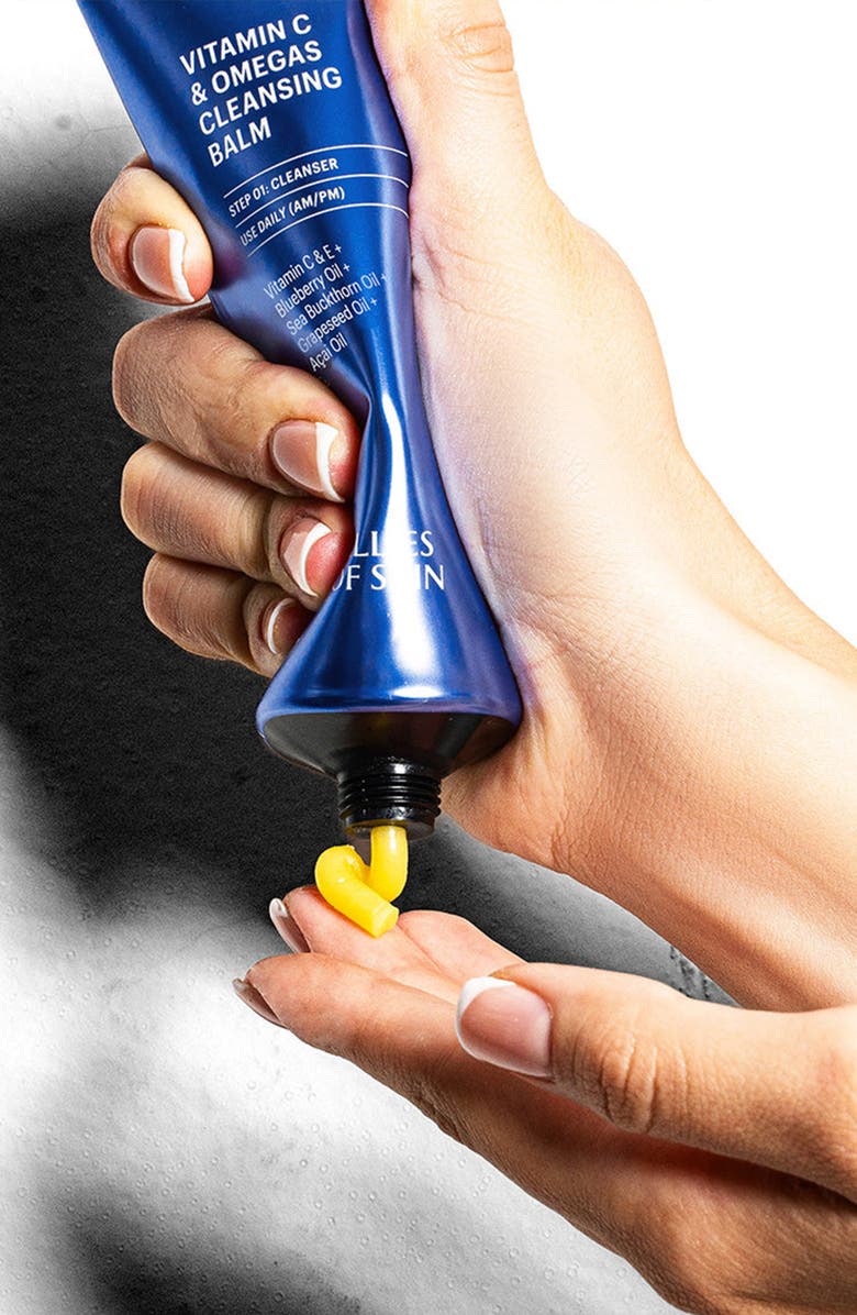 ALLIES OF SKIN Vitamin C & Omegas Cleansing Balm, Alternate, color,