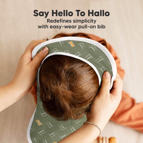 Keababies 8-pack Hallo Drool Bibs In Mesozoic