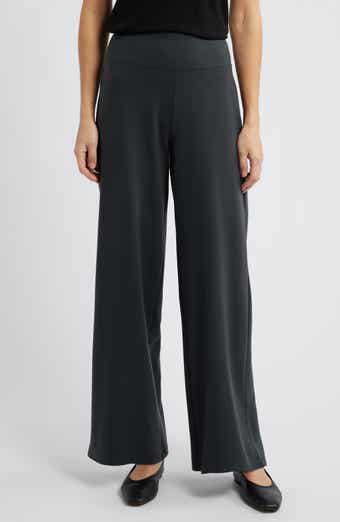 Eileen Fisher Wide Leg Double Knit Pants