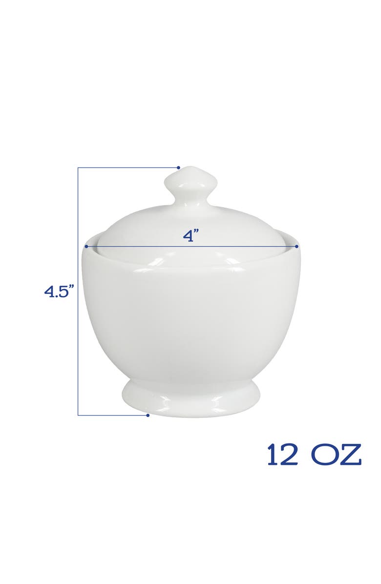 BIA Cordon Bleu Table Basics Pitcher, Sugar Bowl & Creamer Dish Set, Alternate, color, White