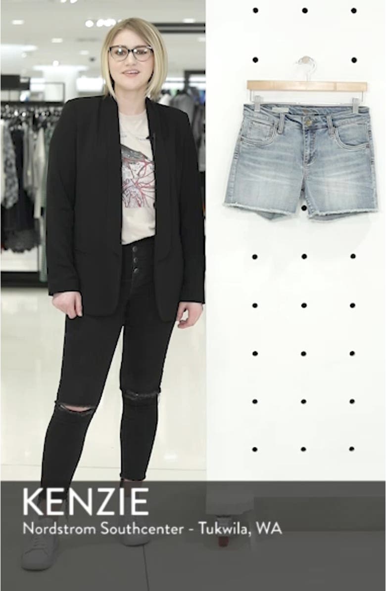 Gidget Cutoff Denim Shorts, sales video thumbnail