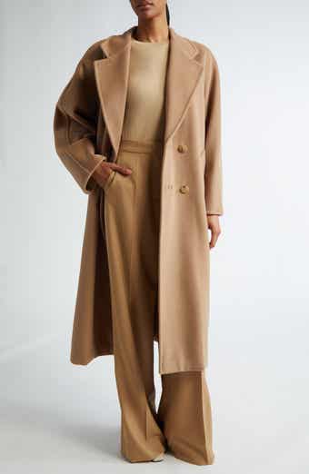 Max Mara Manuela Camel Hair Wrap Coat Nordstrom