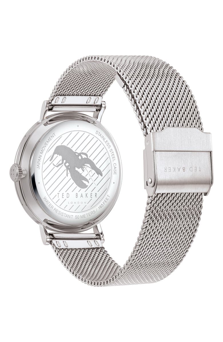 Ted Baker London Phylipa Mesh Strap Watch, 37mm, Alternate, color, 