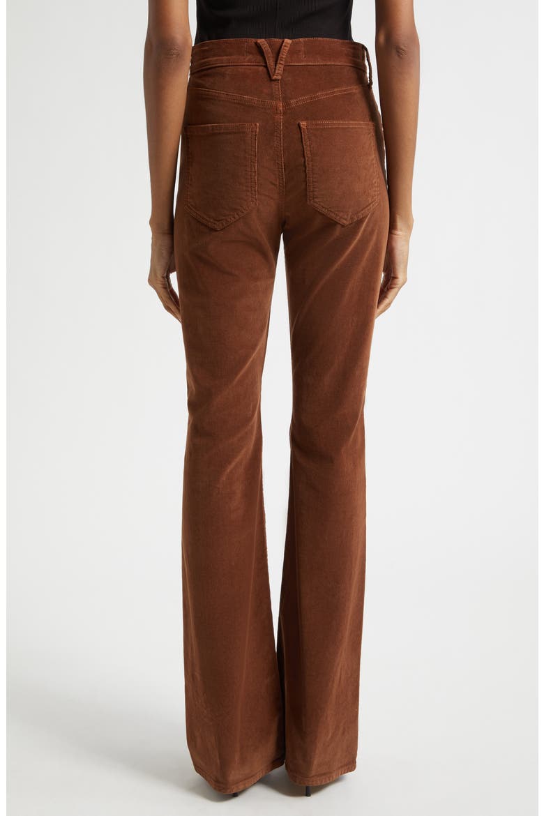 Beverly Skinny Flare Corduroy Pants, Alternate, color, DEEP OCHRE