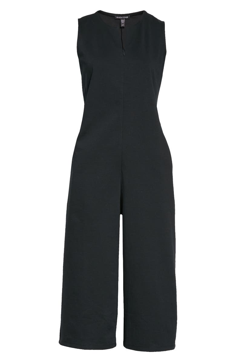 Eileen Fisher Crop Wide Leg Jumpsuit, Alternate, color, 