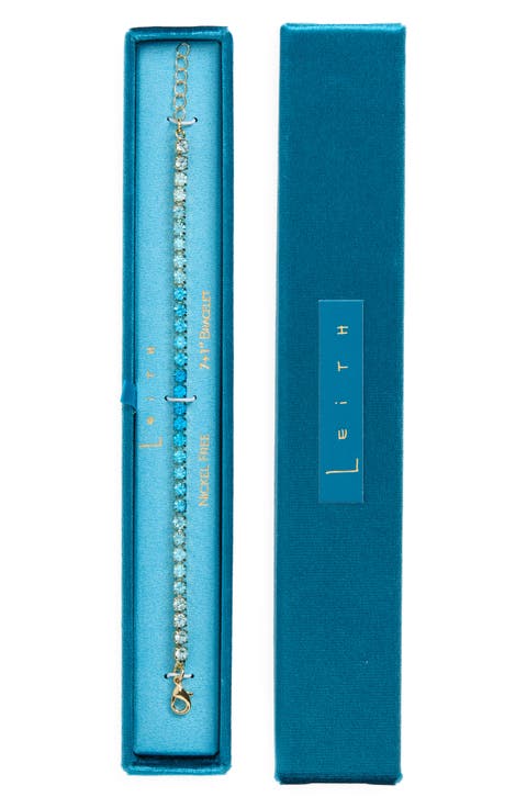 Gradient CZ Tennis Bracelet