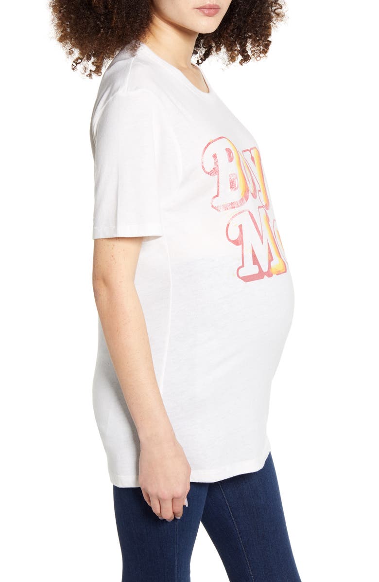Bun Maternity Boy Mom Maternity Graphic Tee, Alternate, color,
