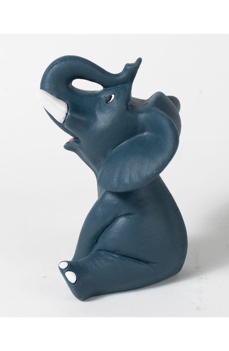 Ten Thousand Villages Happy Elephant Eyeglass Holder, Alternate, color, Blue