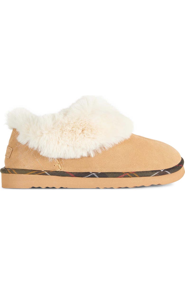Barbour Nancy Faux Fur Lined Slipper, Alternate, color,