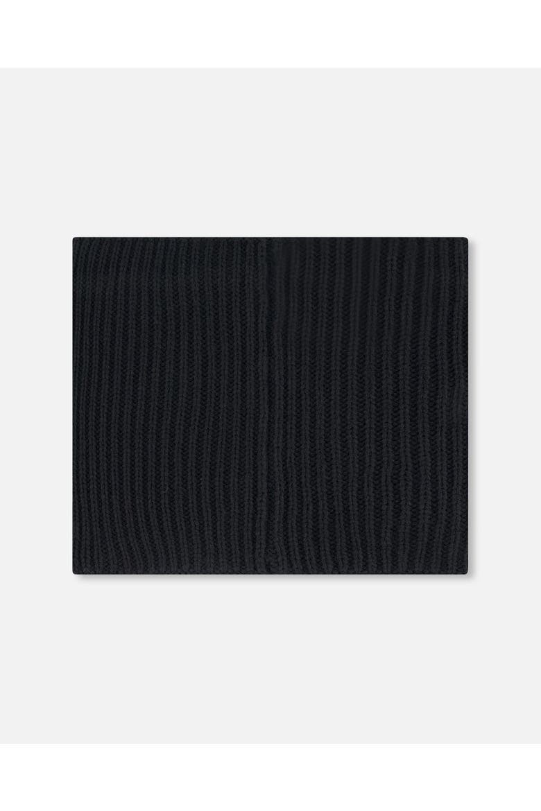 Kids Gender Inclusive Mid-Season Knit Neck Warmer, Alternate, color, Black