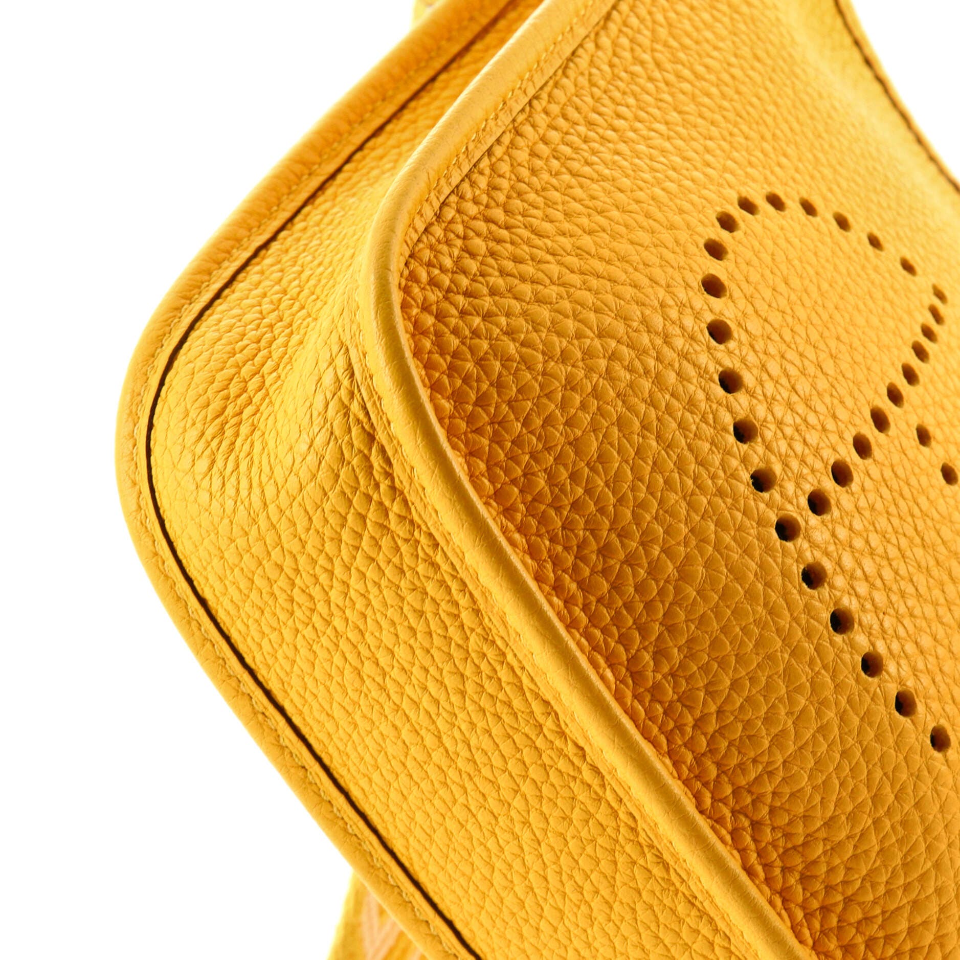 Pre-Owned Hermes Evelyne Bag Gen III Clemence TPM, Alternate, color, Jaune De Naples