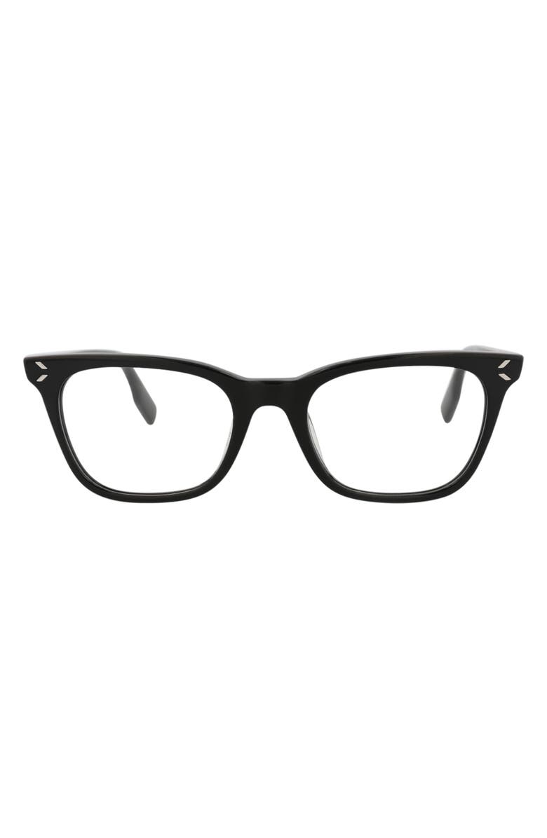 McQueen 50mm Cat Eye Optical Frames, Main, color,