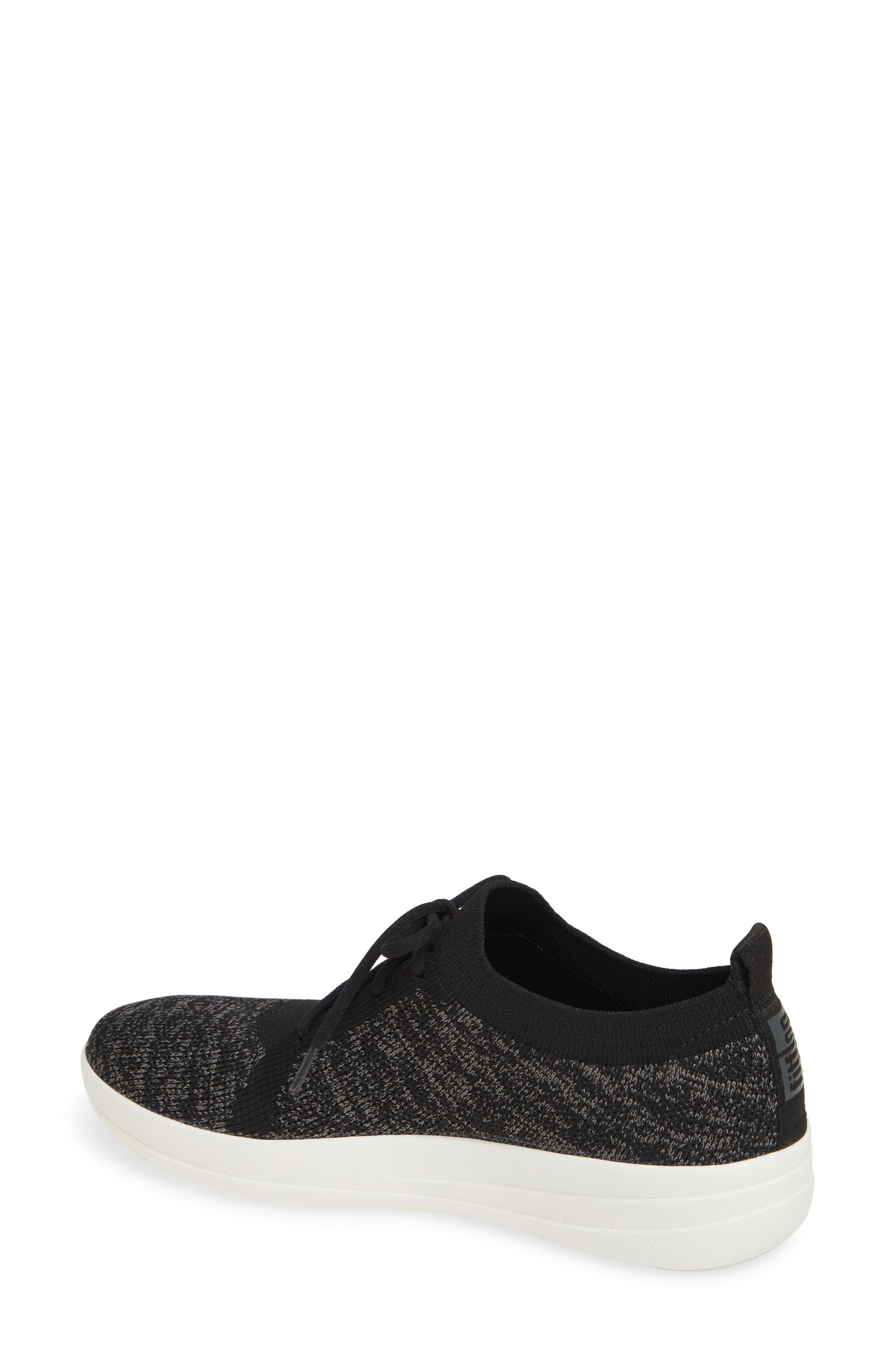 FitFlop F-Sporty Uberknit<sup>™</sup> Sneaker, Alternate, color, Black Fabric