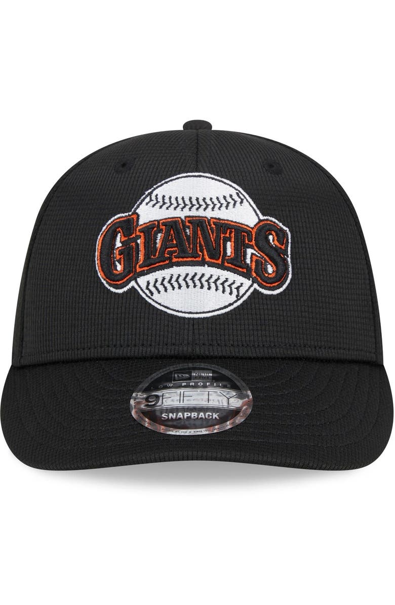 New Era Men's New Era  Black San Francisco Giants 2024 Batting Practice Low Profile 9FIFTY Snapback Hat, Alternate, color, 