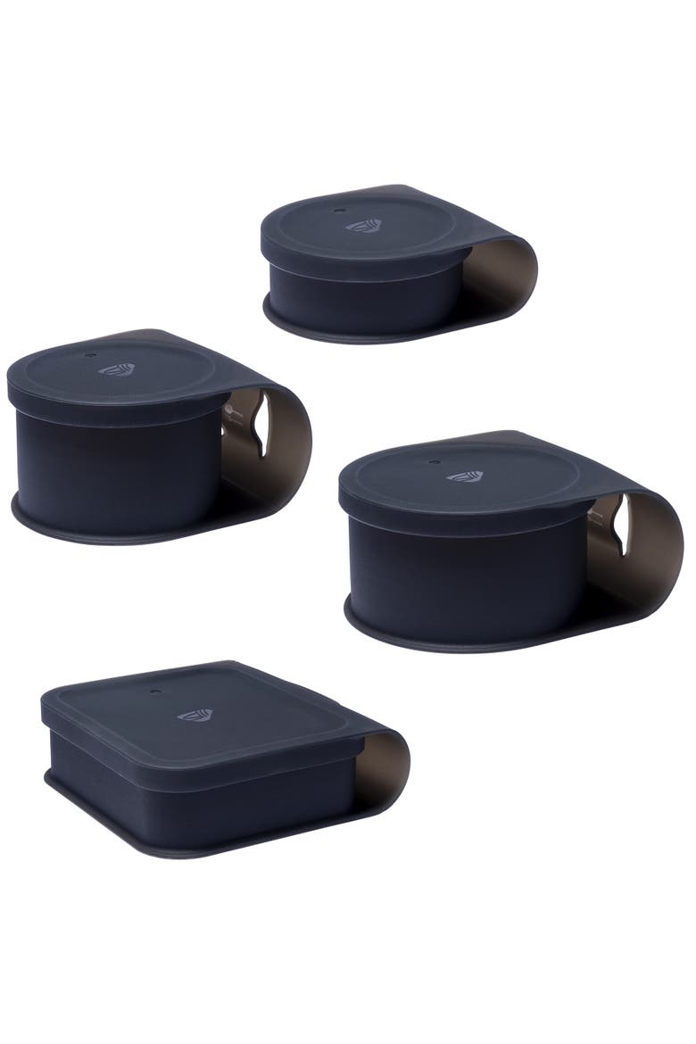 Silicone Go Go Bowls Set Of 410, 20, 30 Oz, Alternate, color, Black