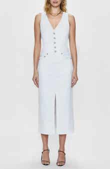 Alex Sleeveless Denim Midi Dress