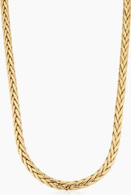 Oradina 14K Yellow Gold Royal Palms Necklace