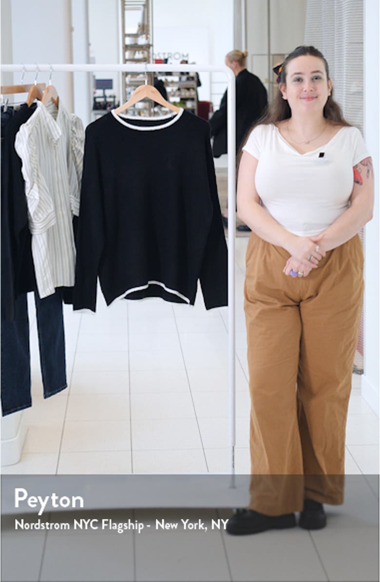 Tipped Crewneck Sweater, sales video thumbnail