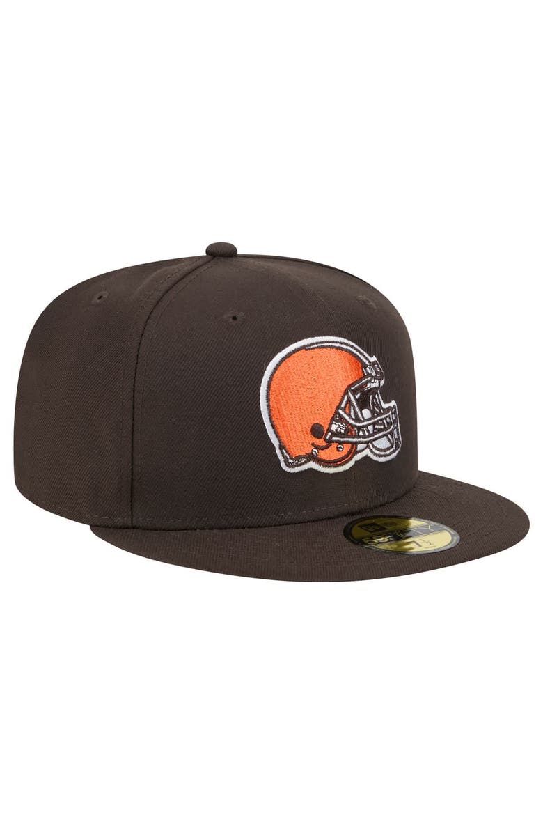 New Era Men's New Era Brown Cleveland Browns  Main 59FIFTY Fitted Hat, Alternate, color, Brown