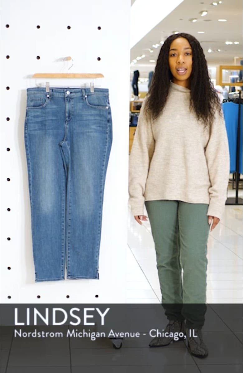 Slim Ankle Straight Leg Jeans, sales video thumbnail