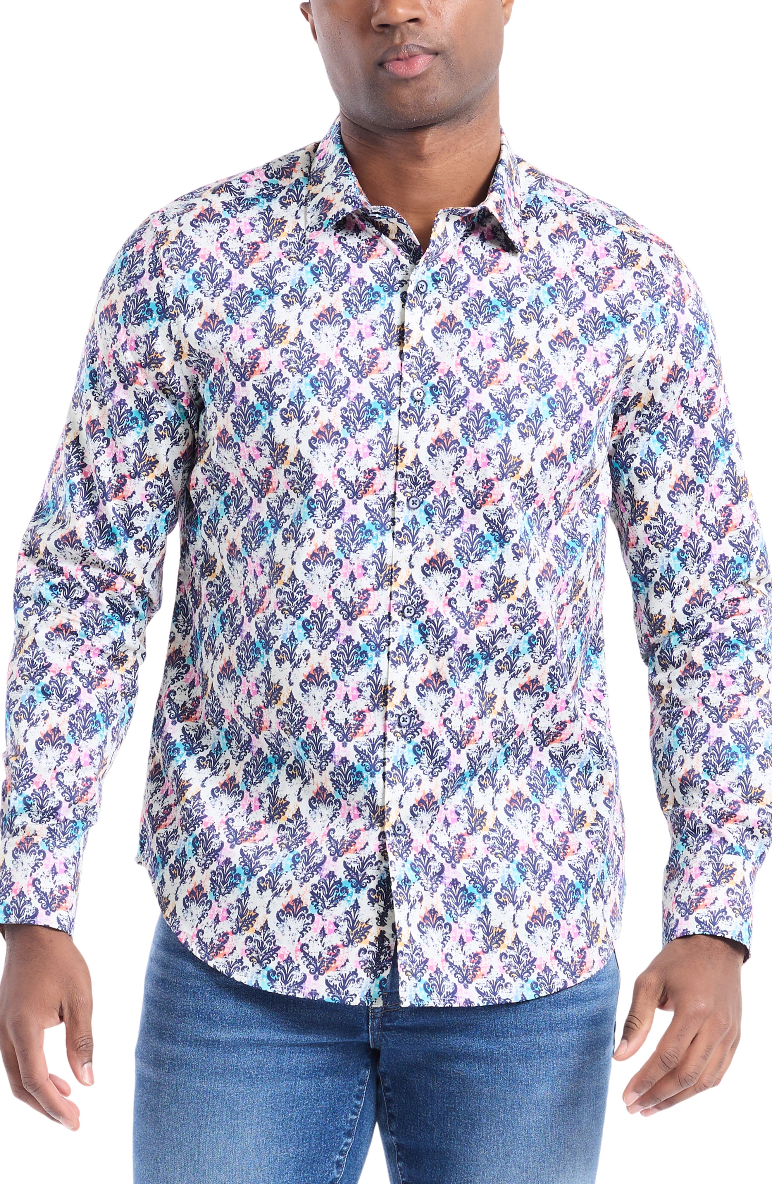 Robert Graham Cobram Long Sleeve Cotton Button-Shirt