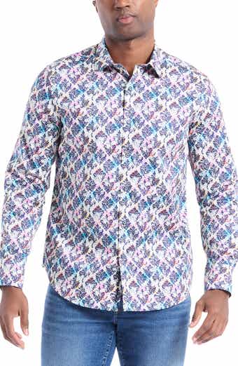 Cobram Long Sleeve Cotton Button-Shirt