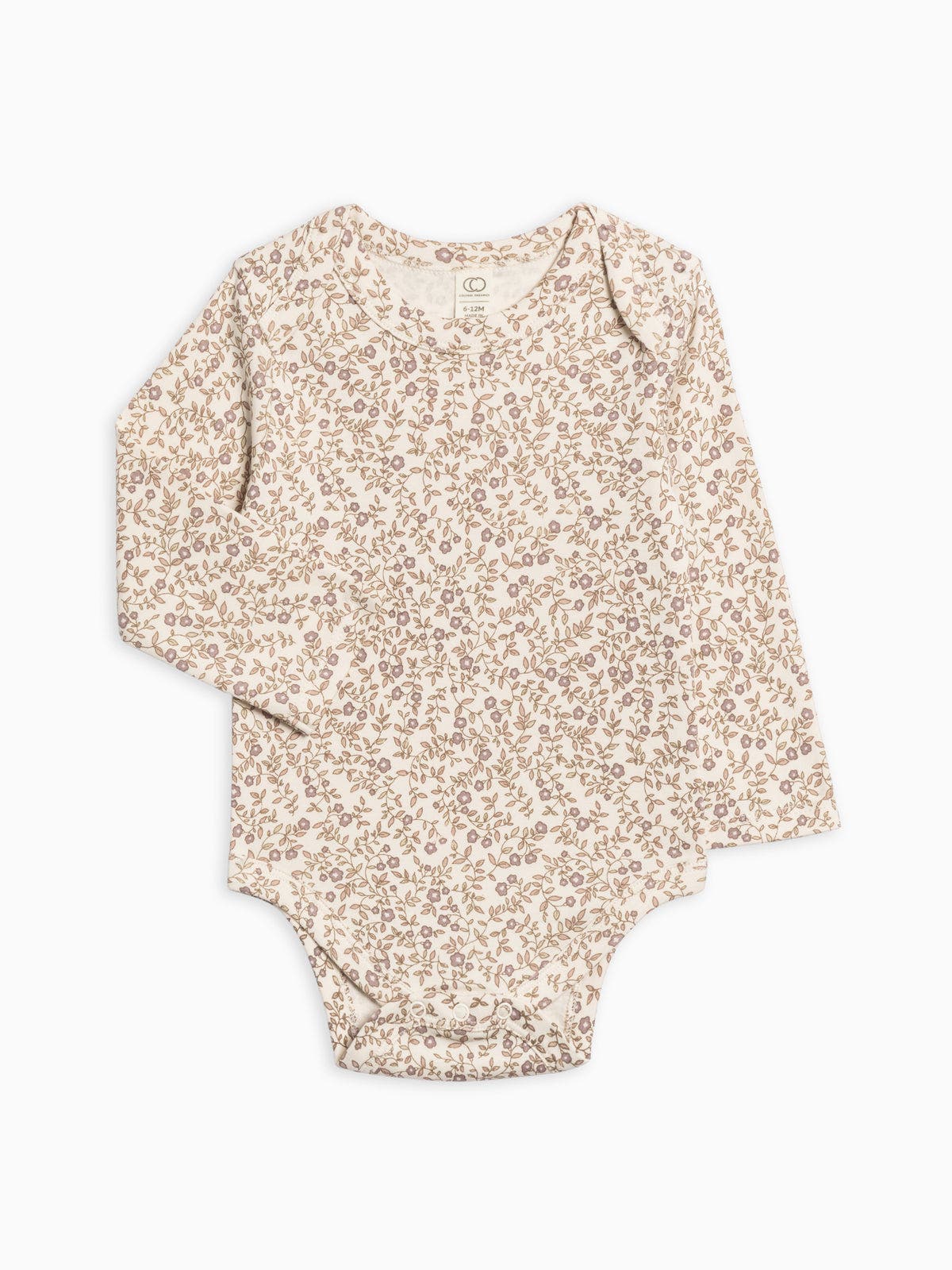 Colored Organics Kids'  Organic River Bodysuit In Neutral