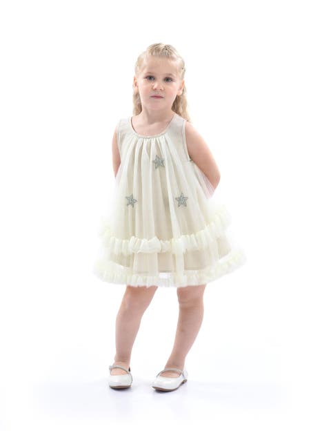 Sleeveless Star Ruffle Dress (Toddler & Little Kid)