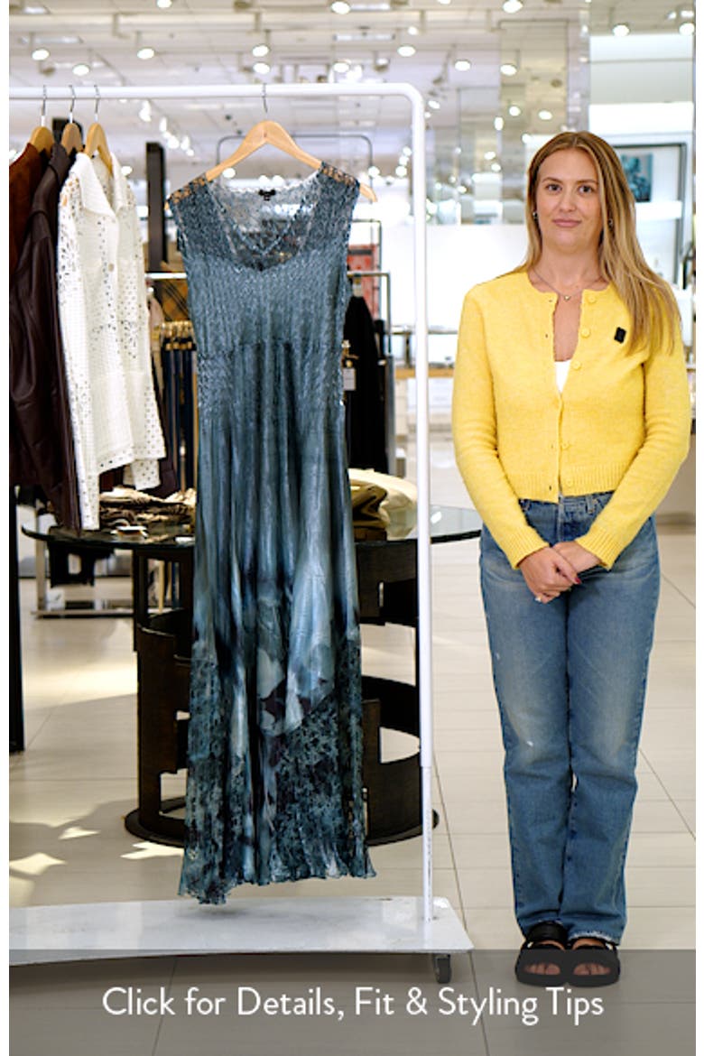 Lace-Up Back Maxi Cocktail Dress video