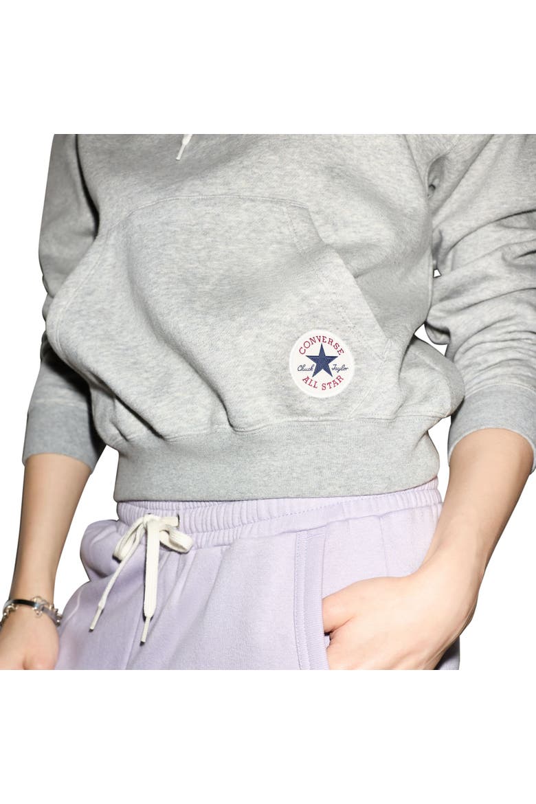 Chuck Taylor Patch Classic Pullover Hoodie, Alternate, color, VINTAGE GREY HEATHER