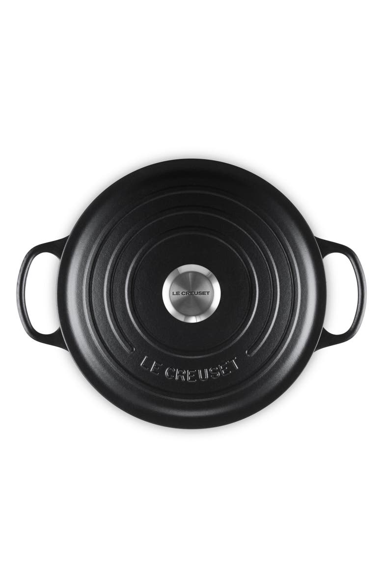 Le Creuset Signature 6.5-Quart Round Enamel Cast Iron Dutch Oven, Alternate, color, Licorice