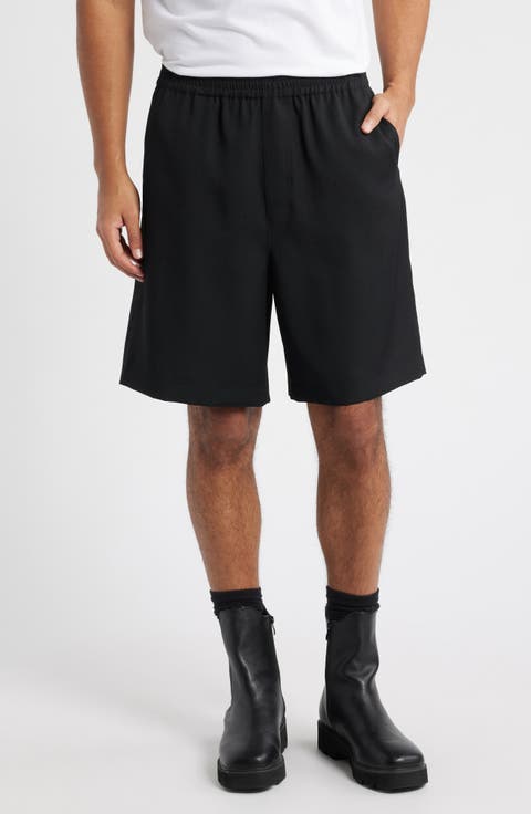 Relaxed Wool Shorts