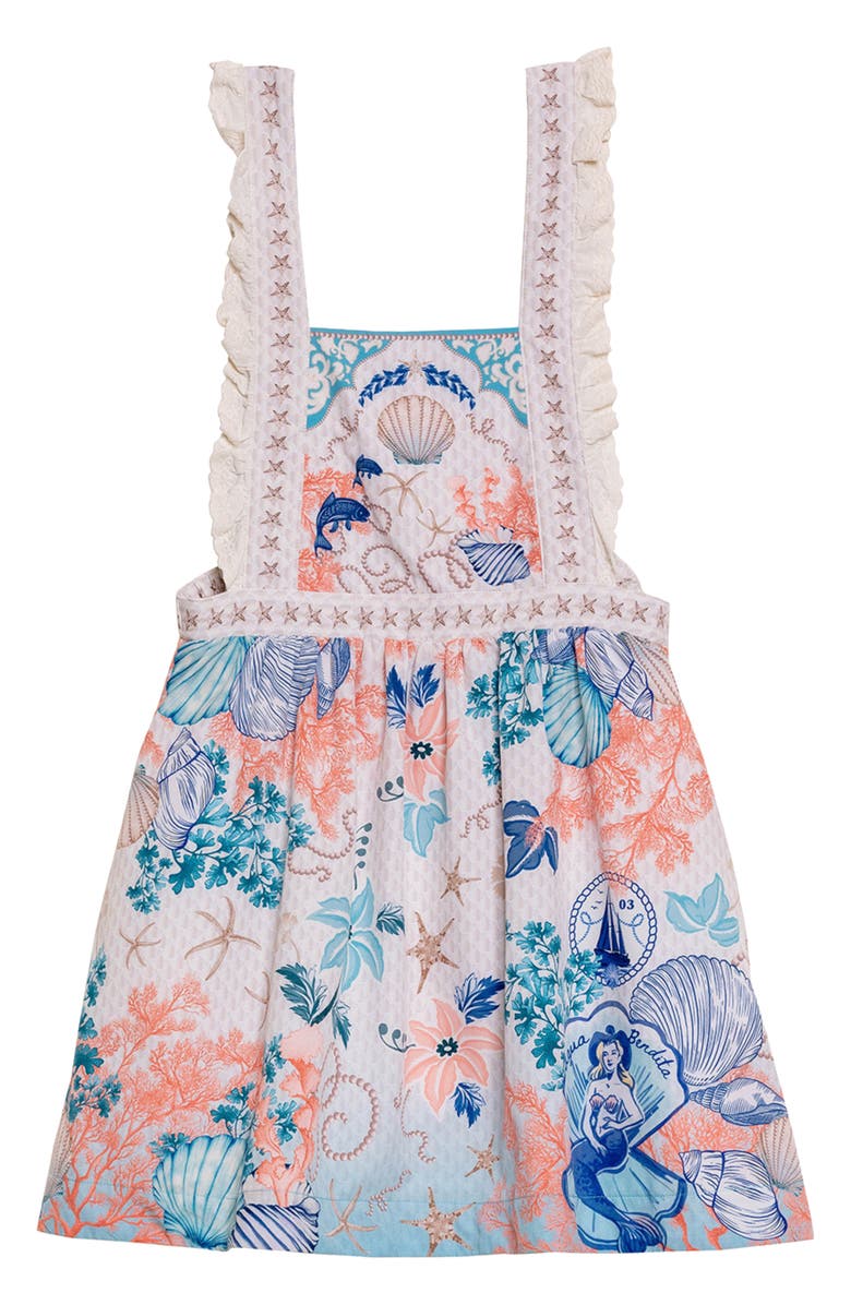 Agua Bendita Kids' Valery Ruffle Sundress, Main, color, Blue
